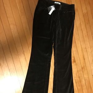 Brand New Black Velvet Pants